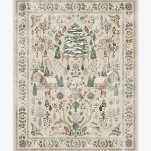 Ruggable Juniper Neutral Multicolor Flatwoven Rug 4x6 NWOT